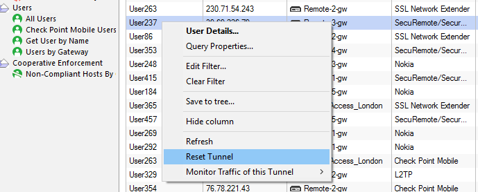 Check Point Mobile Access VPN timeout