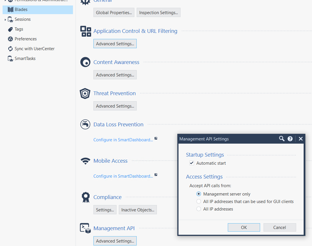 checkpoint api tutorial enable remote api access