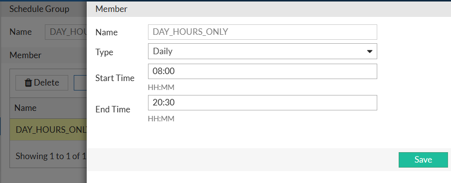 fad case1 schedule