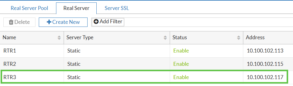 fad case5 real server