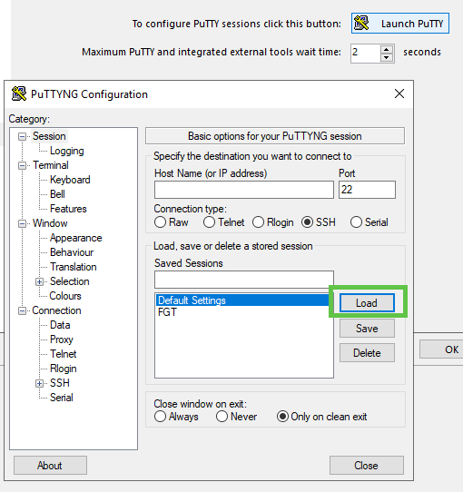 mremoteng initial setup3